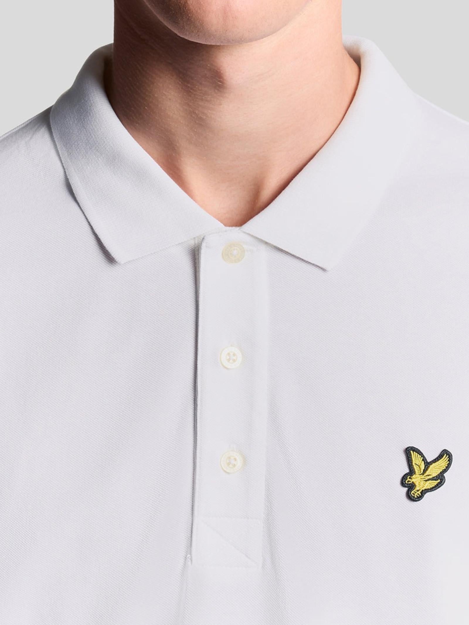 Polo Lyle & Scott Bianco colletto logo SP400VOG WHITE LYLE & SCOTT 