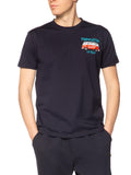 T-shirt Superculture Blu Formentera A1827 BLU SUPERCULTURE 