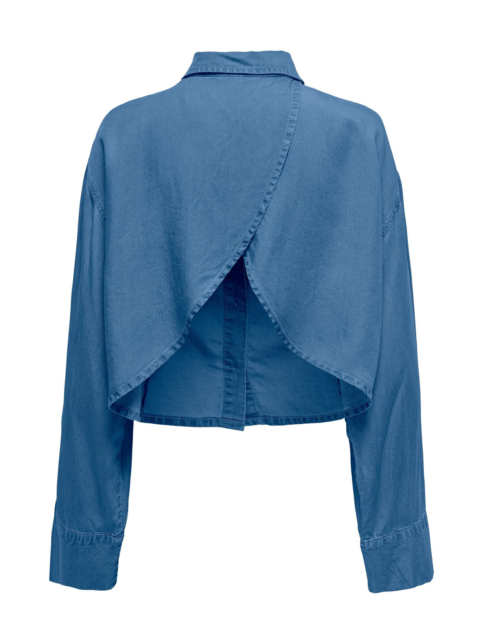 Camicia Only Medium Blue Denim manica a scatola 15337929 /Medium Blue Denim ONLY 