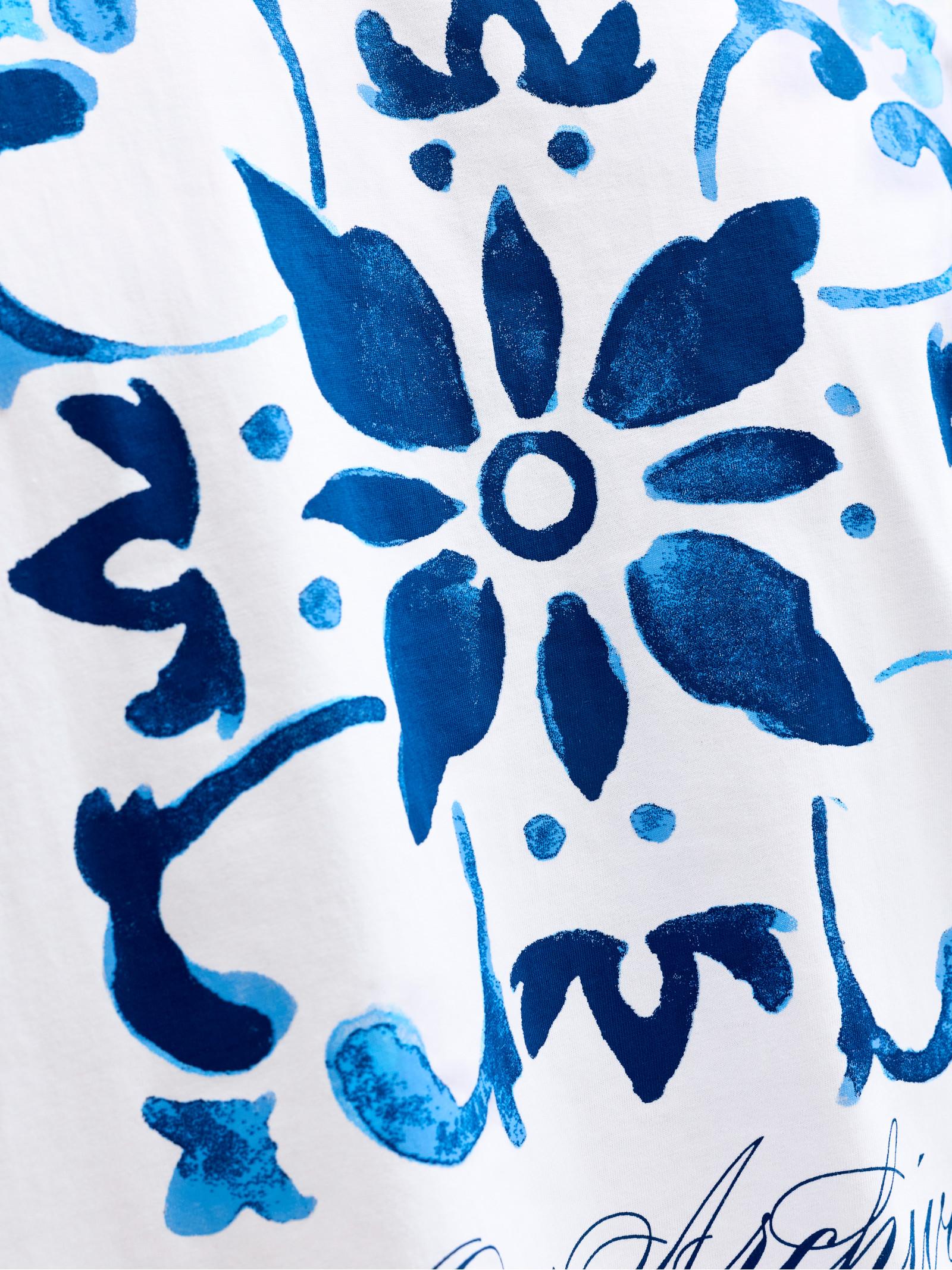 T-shirt Jack & Jones Art Bianco stampa 12288095 /Bright White JACK & JONES 
