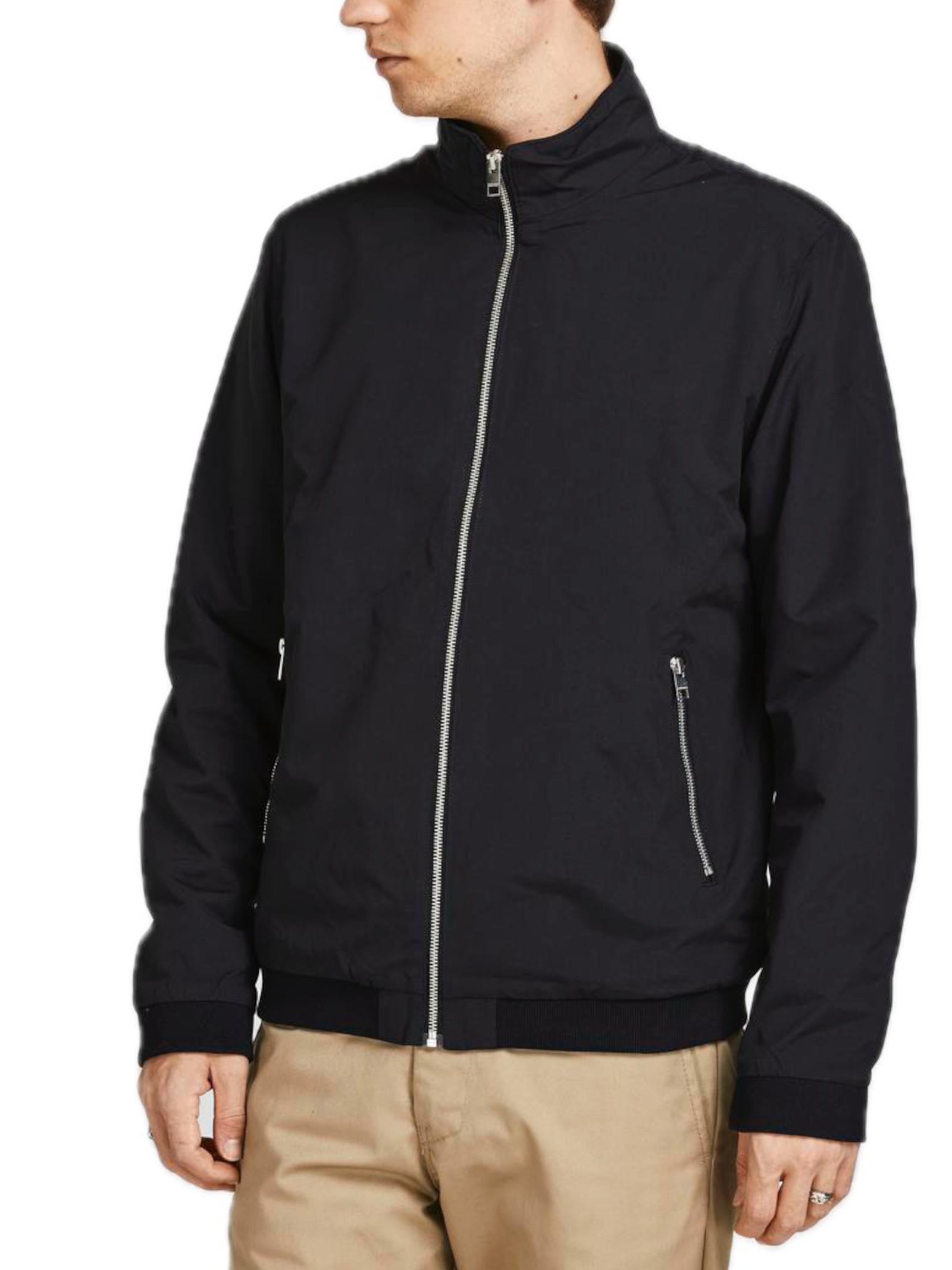 Giubbotto Jack & Jones Erus Nero bomber 12204277 /Black JACK & JONES 