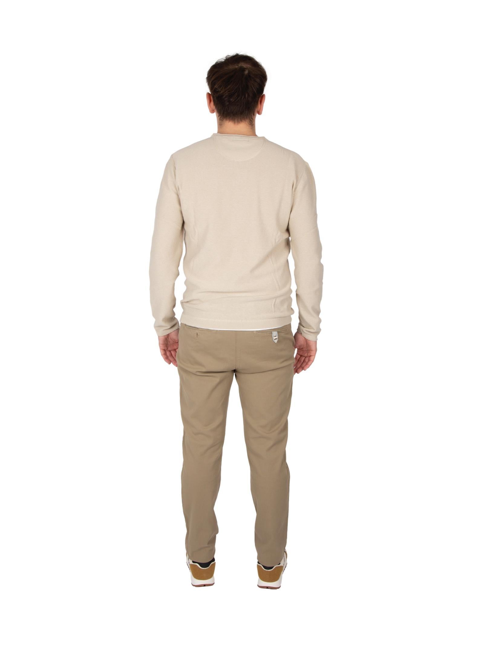 Maglia Gianni lupo Bordino Beige in cotone GL33865 BEIGE GIANNI LUPO 