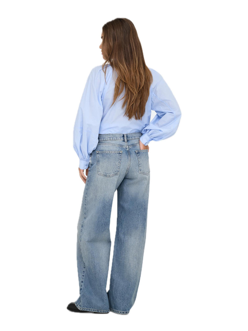 Jeans Only Hope Blue Denim Wide fit 15352047 /Medium Blue Denim ONLY 