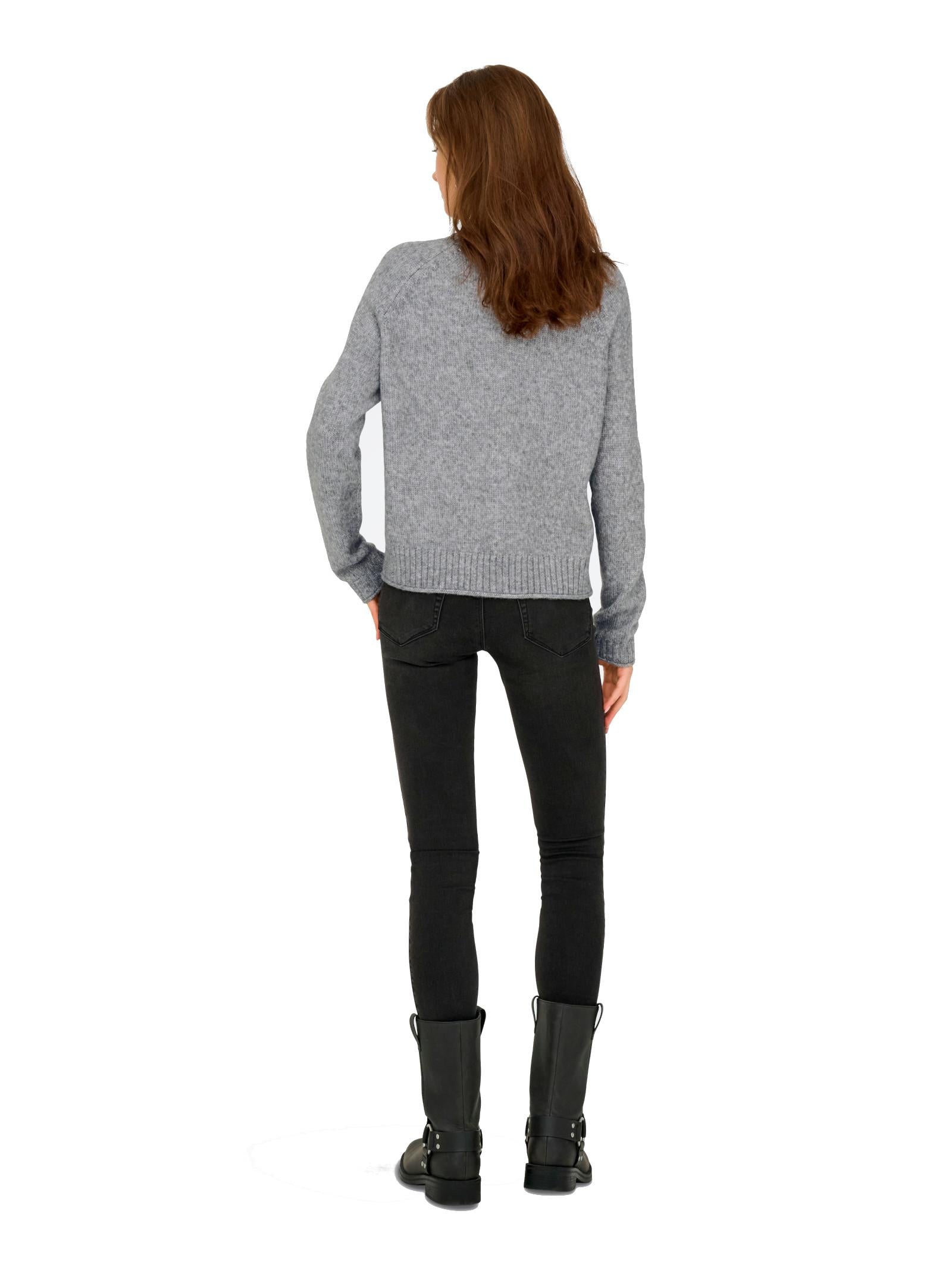 Maglia Jacqueline De Yong Susanna Grigio trecce 15351909 /Medium Grey Melange JDY 