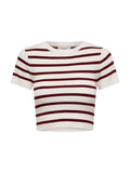 T-shirt JDY Bianco Keline cropped 15294790 /Cloud Dancer JDY 