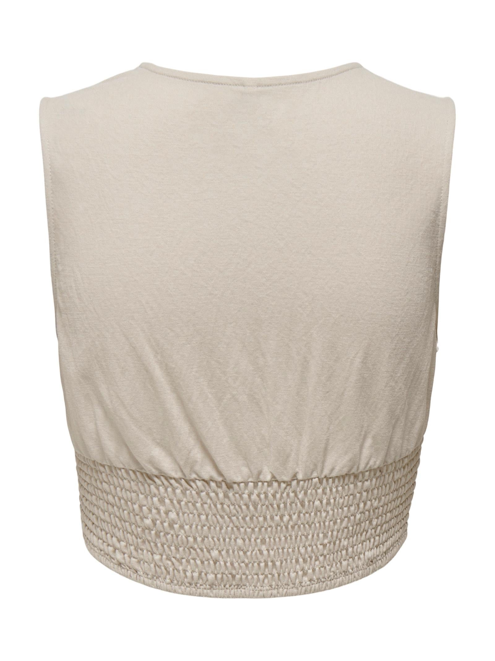 Top Only Beige Jany smanicato 15294427 /Pumice Stone ONLY 