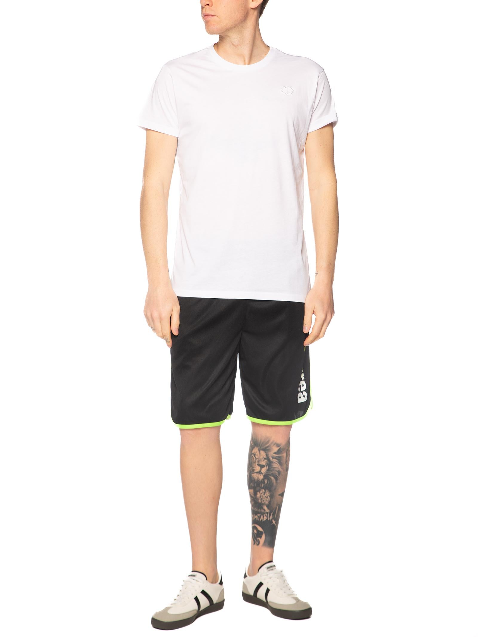 Bermuda Errea Nero verde con logo grande R33P0U DEGRADE8189 ERREA 