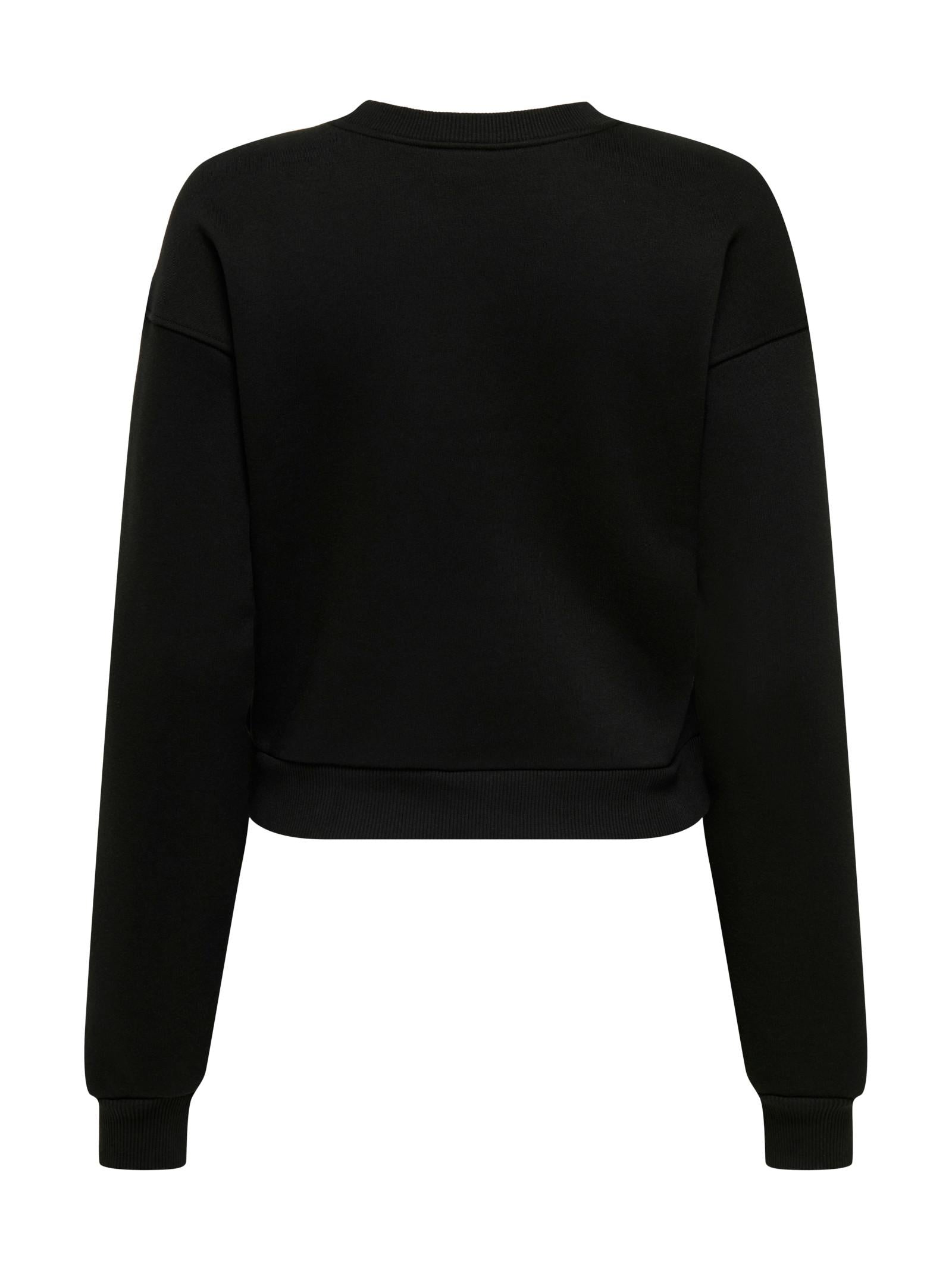 Felpa Only Evisa Nero con ricamo 15358296 /Black ONLY 