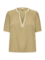 Blusa JDY Beige Liva scollo a V 15373083 /Petrified Oak JDY 