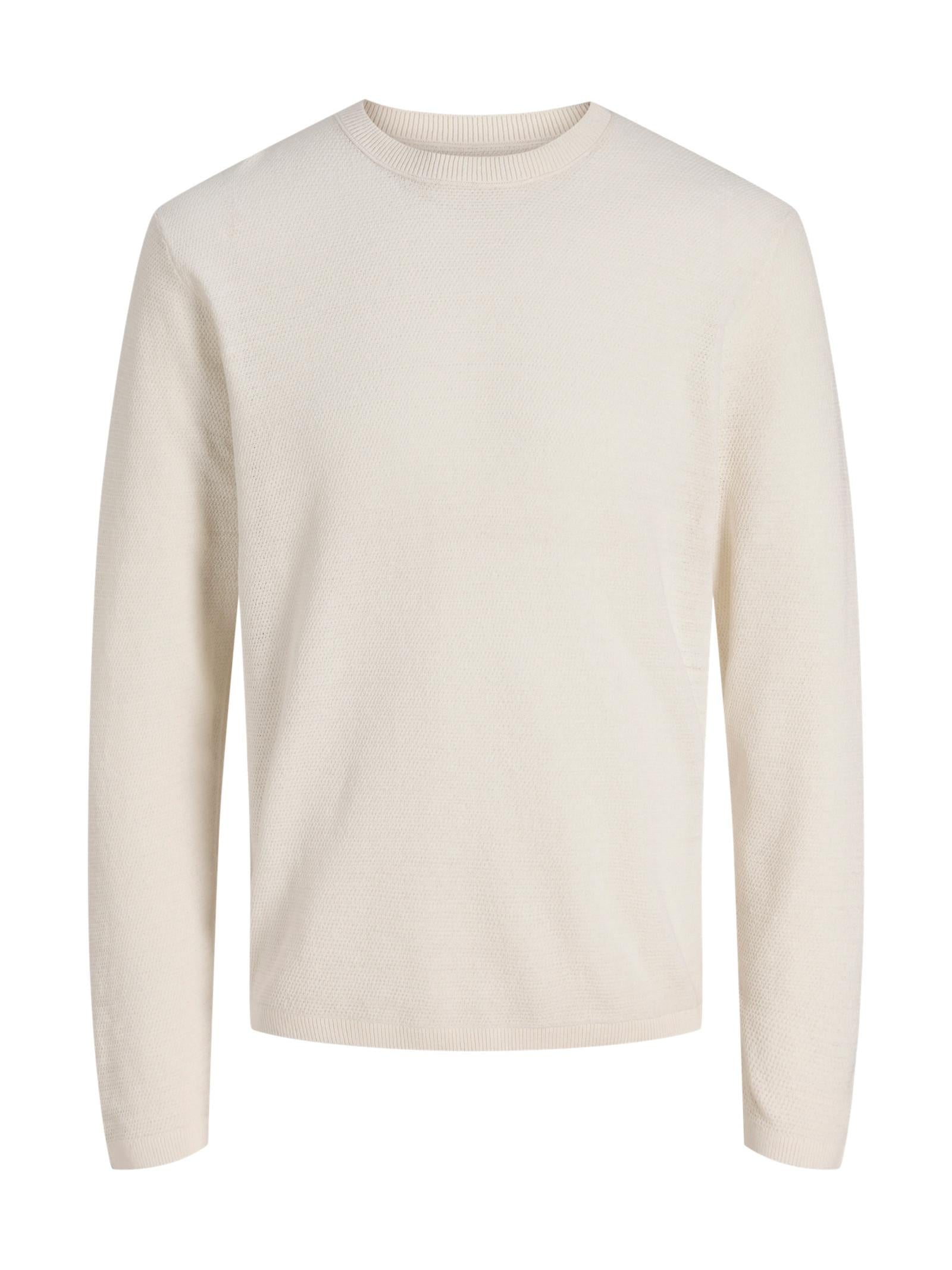 Maglia Jack & Jones Devin Bianco a girocollo 12288420 /Cloud Dancer JACK & JONES 