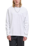 T-shirt Jack & Jones Fusion Bianco manica lunga 12282697 /Bright White JACK & JONES 