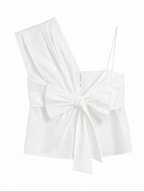 T-shirt Imperial Bianco con fiocco RJD3LFP BIANCO IMPERIAL 