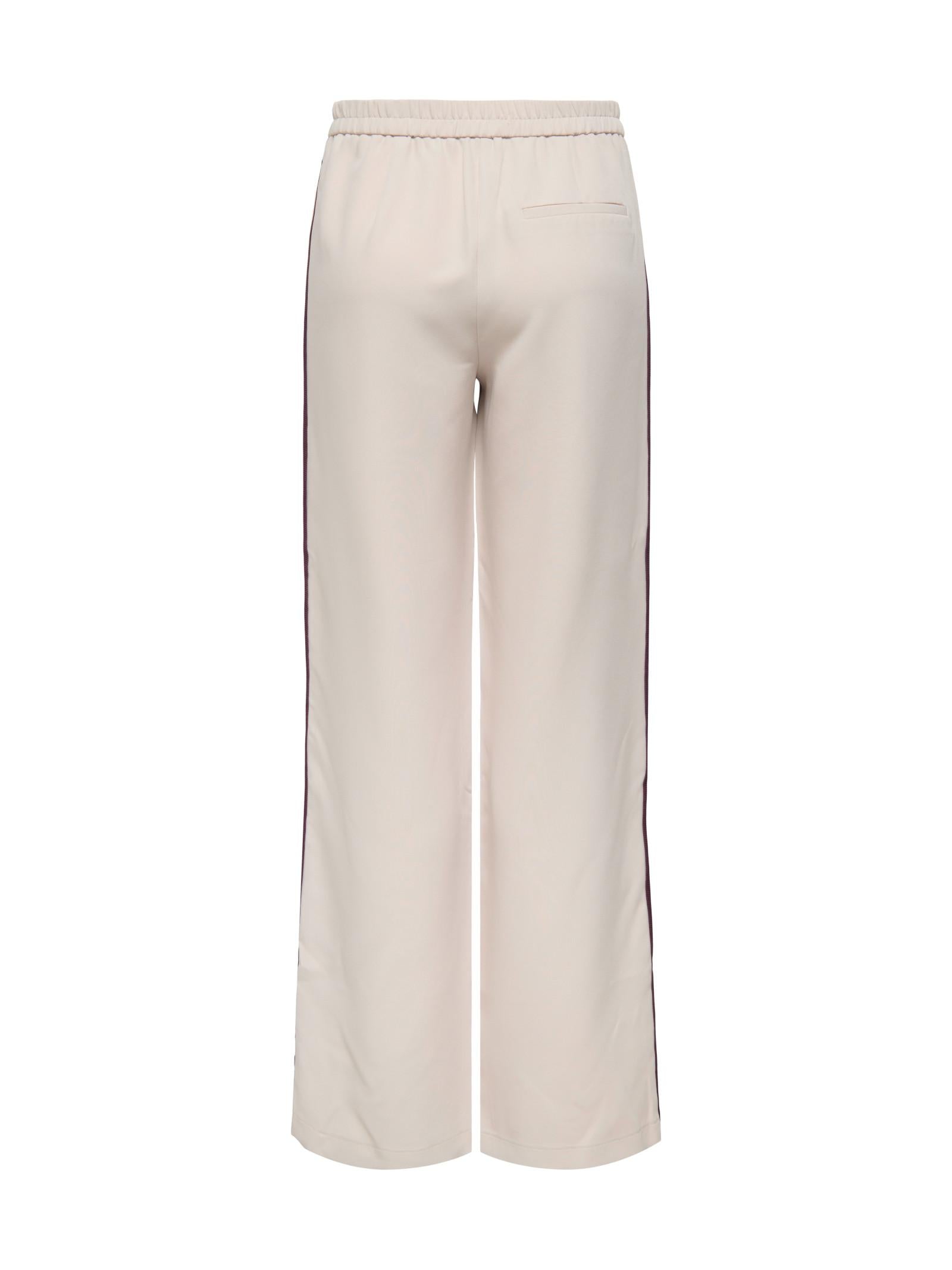 Pantalone Only Kira Crema gamba larga 15351238 /Pumice Stone ONLY 