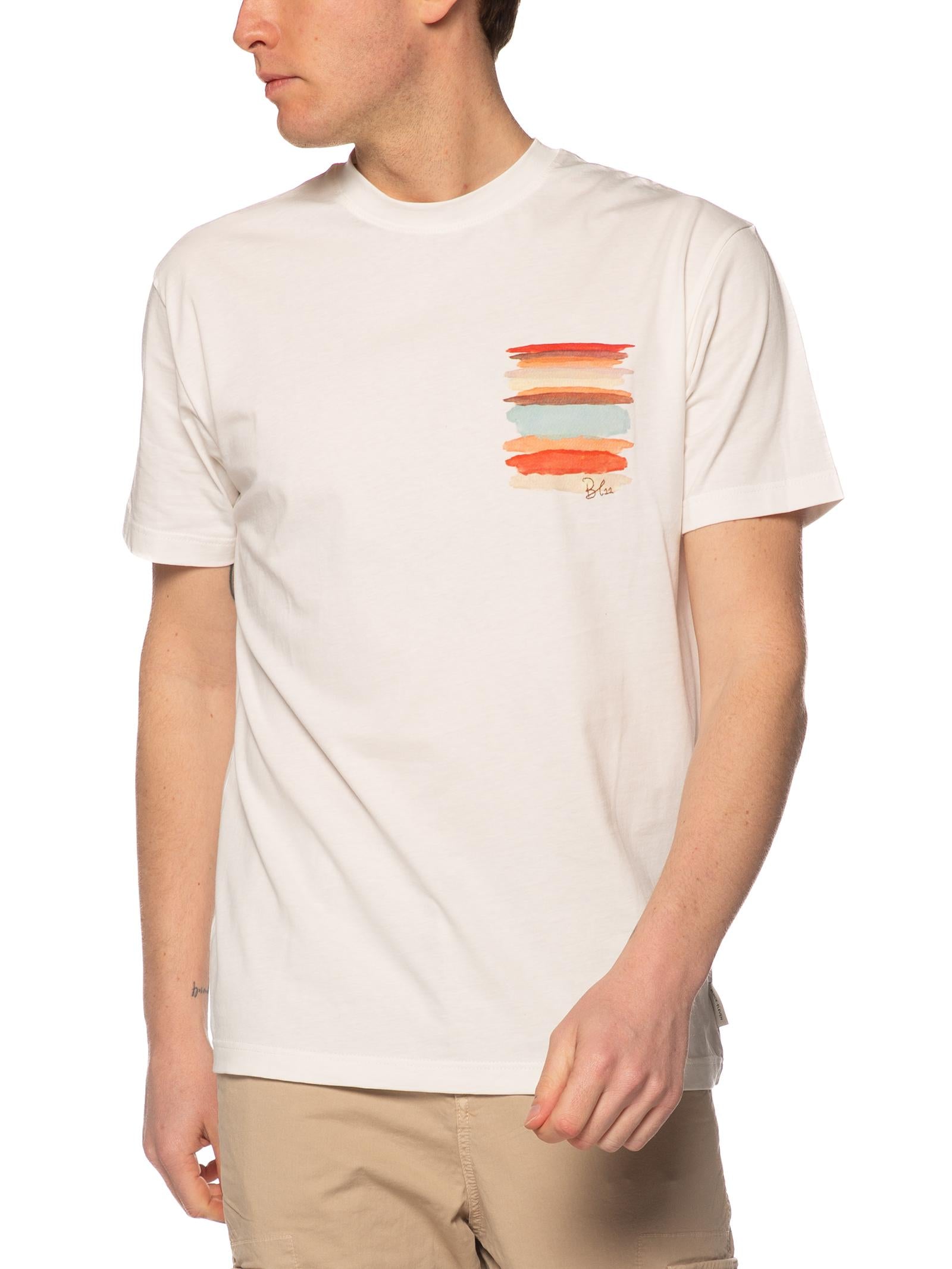 T-shirt Block Eleven Latte stampa vespa 15VESPA OFF WHITE BLOCK ELEVEN 