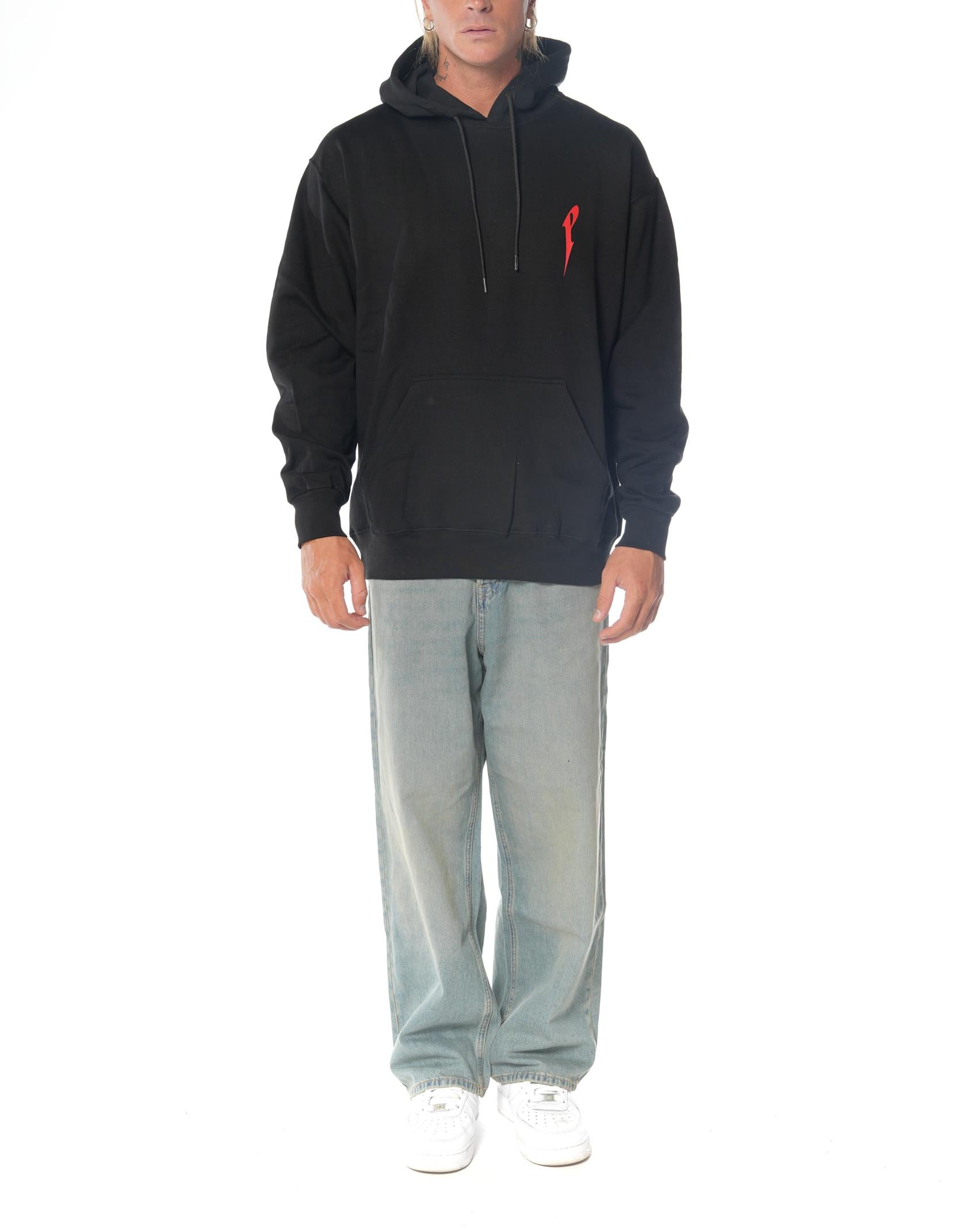 Felpa Propaganda Juicy Nero FE612 NERO PROPAGANDA 