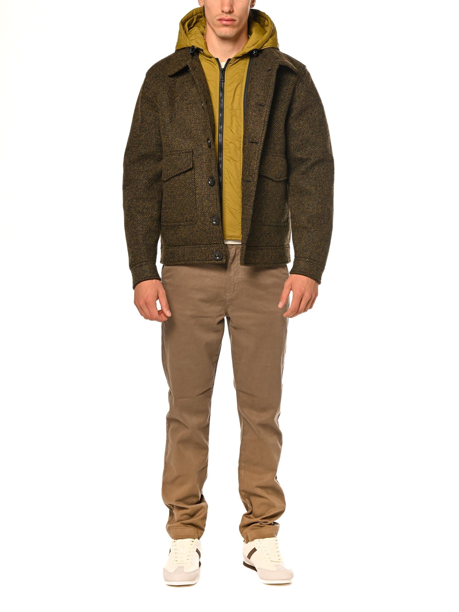 Cappotto Gianni Lupo Verde con cappuccio GL360R VERDE GIANNI LUPO 