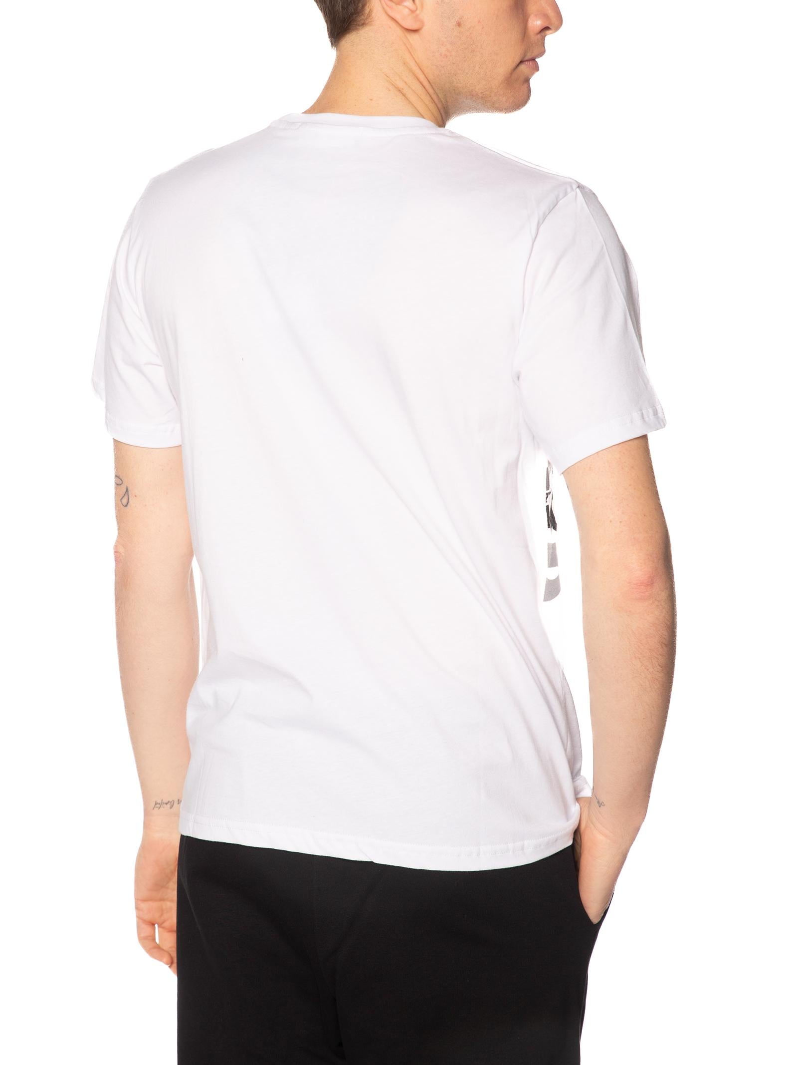 T-shirt DS2 Bianco con stampa diagonal SS26257 BIANCO DS2 