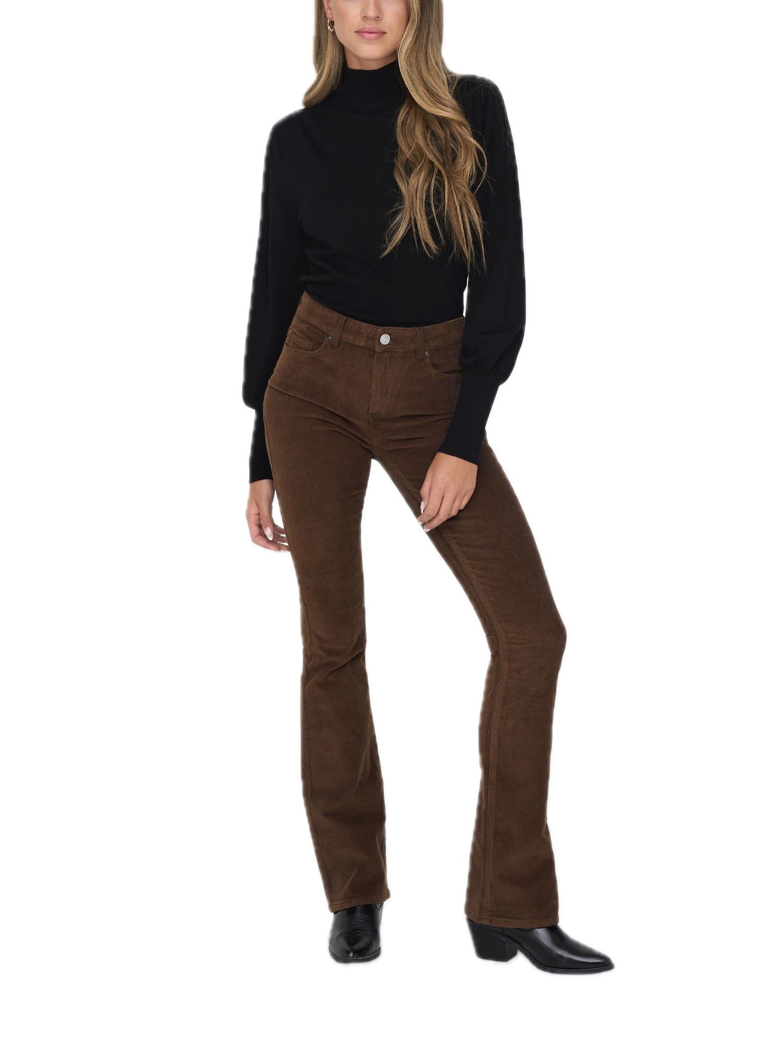 Pantalone Only Mary Marrone Flared 15304256 /Shopping Bag ONLY 