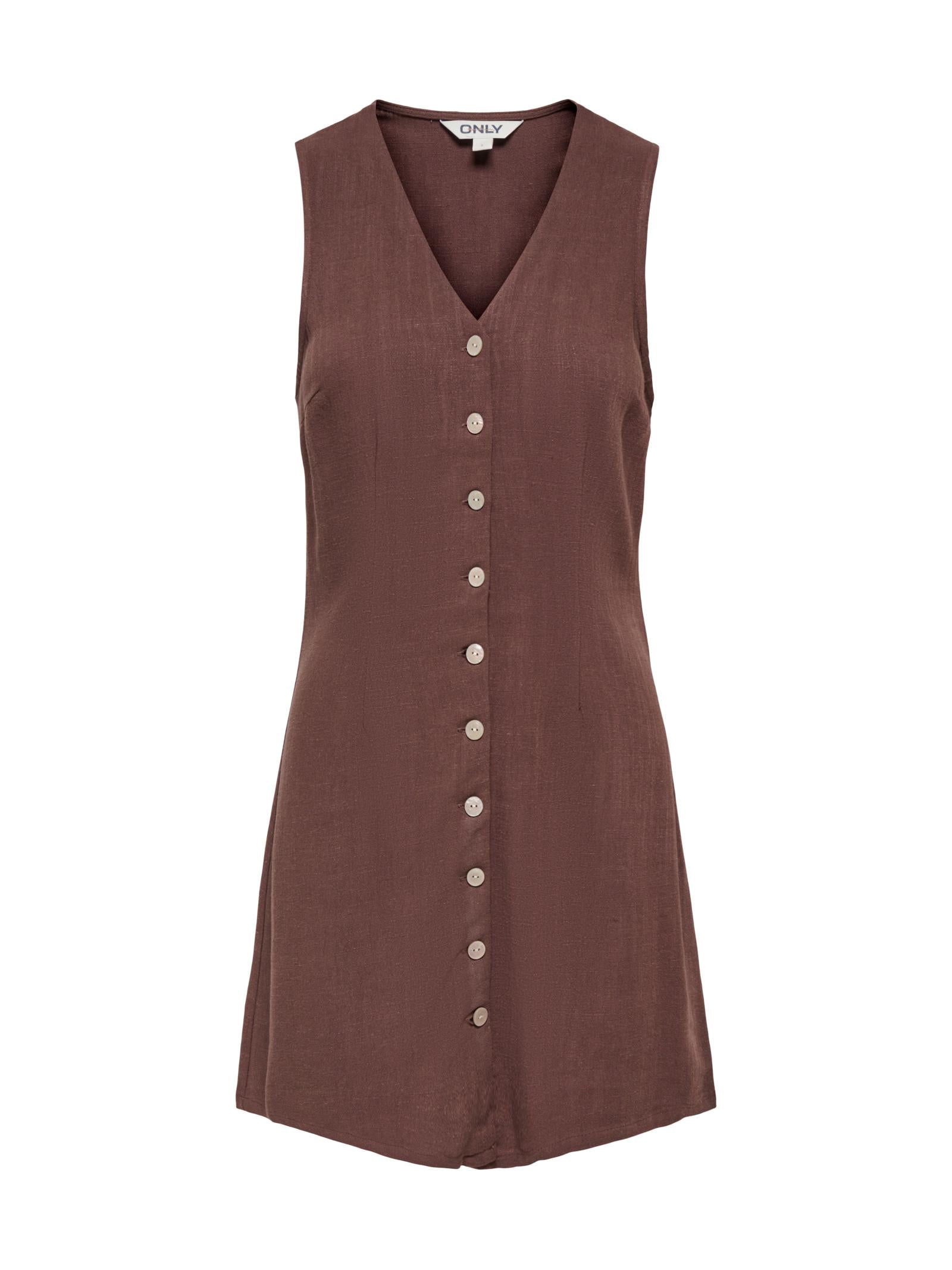 Abito Only Marrone Siesta corto 15357797 /Shopping Bag ONLY 