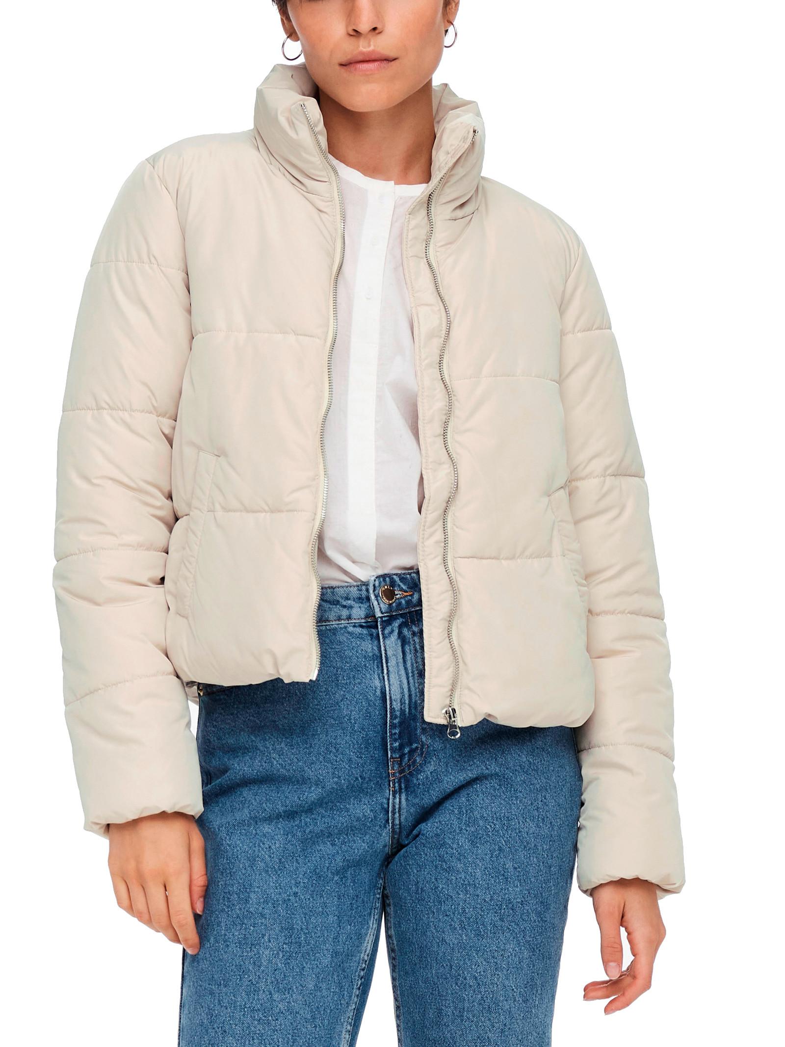 Giubbotto Jacqueline De Yong New Erica Beige bomber corto 15213591 MOONBEAN JDY 