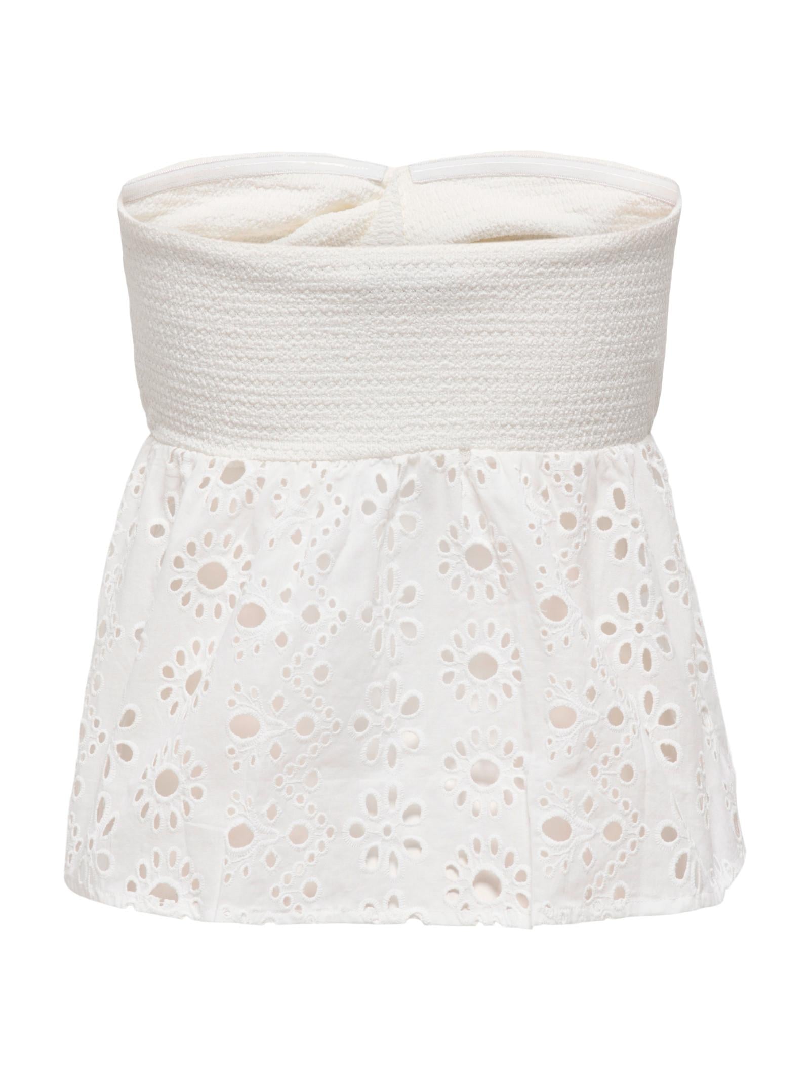 Top Only Bianco Aurora a tubo 15344871 /Cloud Dancer ONLY 