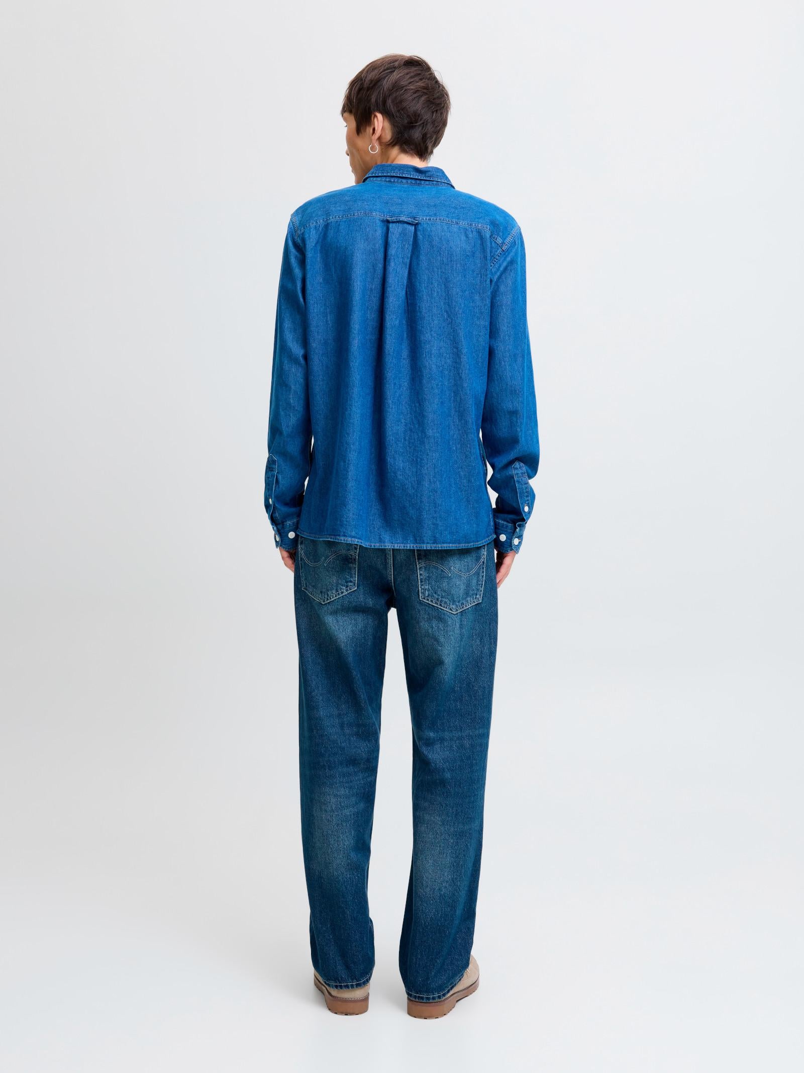 Jeans Jack & Jones Eddie Blue denim Loose fit 12278114 /Blue Denim JACK & JONES 