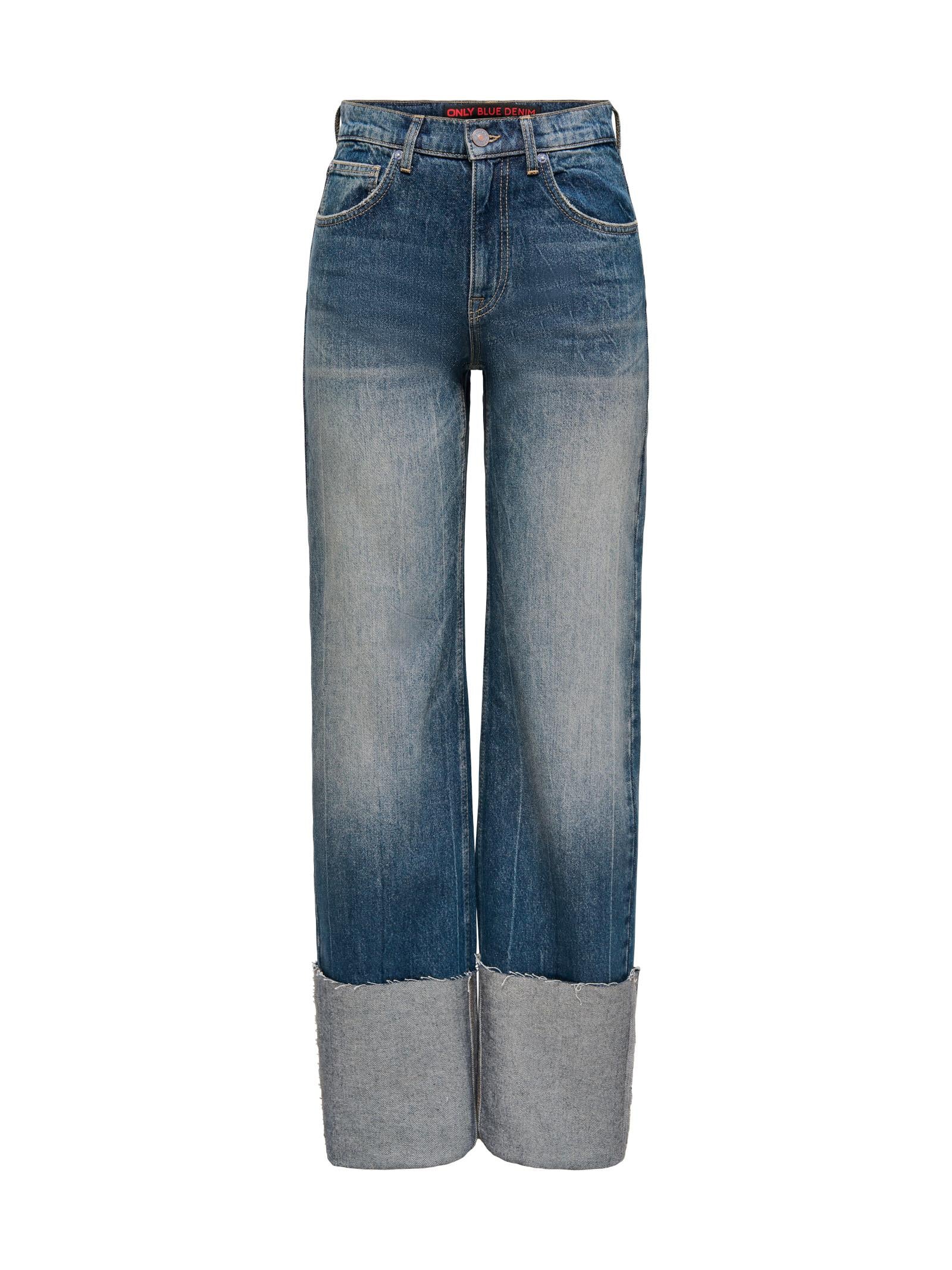 Jeans Only Bakerloo Blue Grey con risvolto 15360793 /Special Blue Grey Denim ONLY 