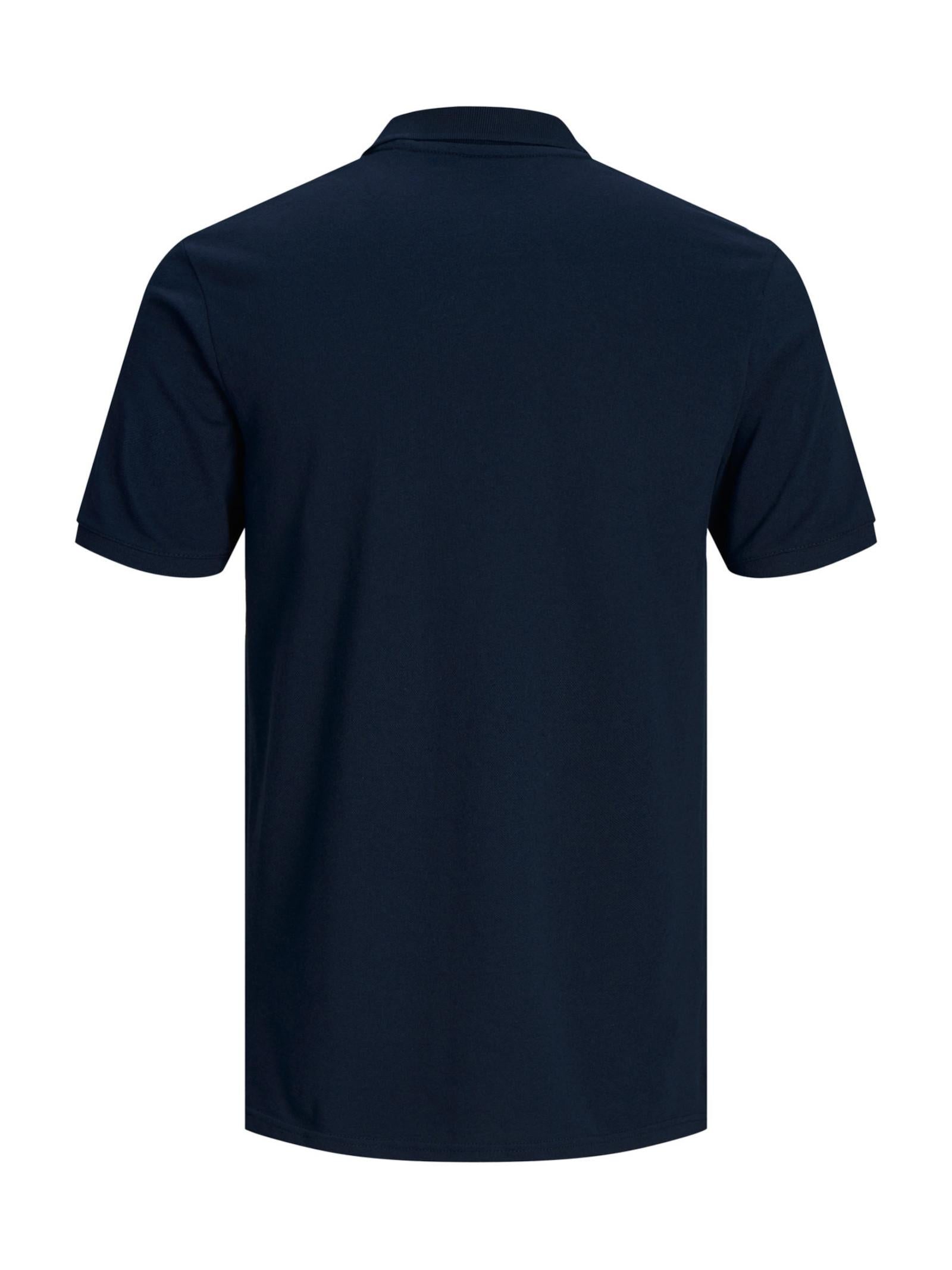 Polo Jack & Jones Paulos Blu notte slim fit in piquet 12136668 /Navy Blazer JACK & JONES 