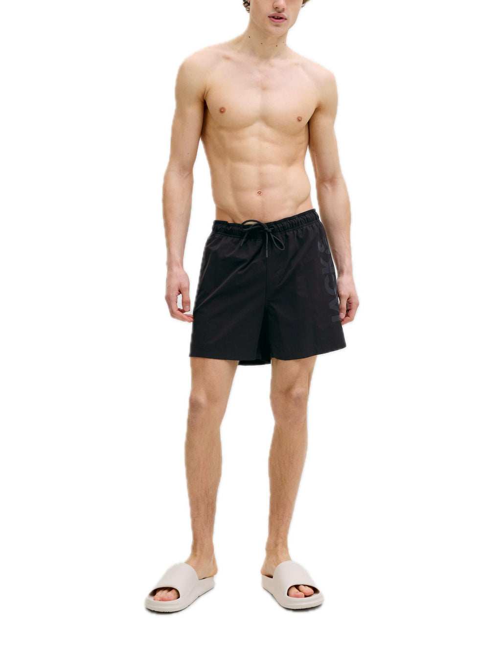 Costume Jack & Jones Maui Nero logo 12291391 /Black JACK & JONES 