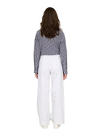 Pantalone Jacqueline De Yong Bianco Iris a zampa 15341269 /White JDY 