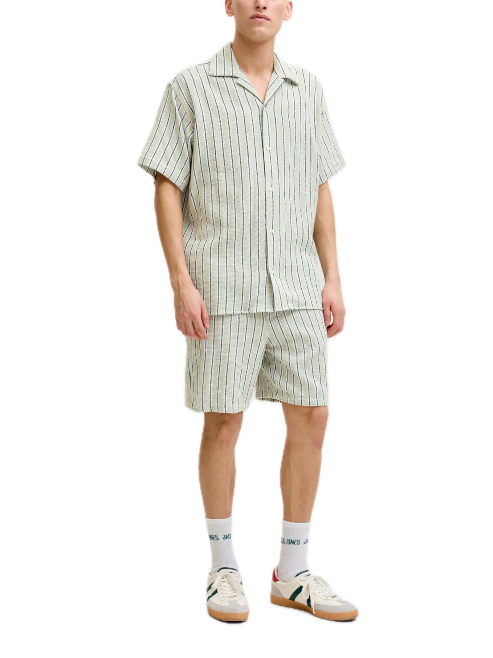 Camicia Jack & Jones Verde Coba a righe 12271060 /Tea JACK & JONES 