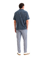 Chino Jack & Jones Summer Celeste in Lino 12248604 /Faded Denim JACK & JONES 