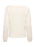 Maglia JDY Laura Panna con bottoni 15366136 /Eggnog JDY 