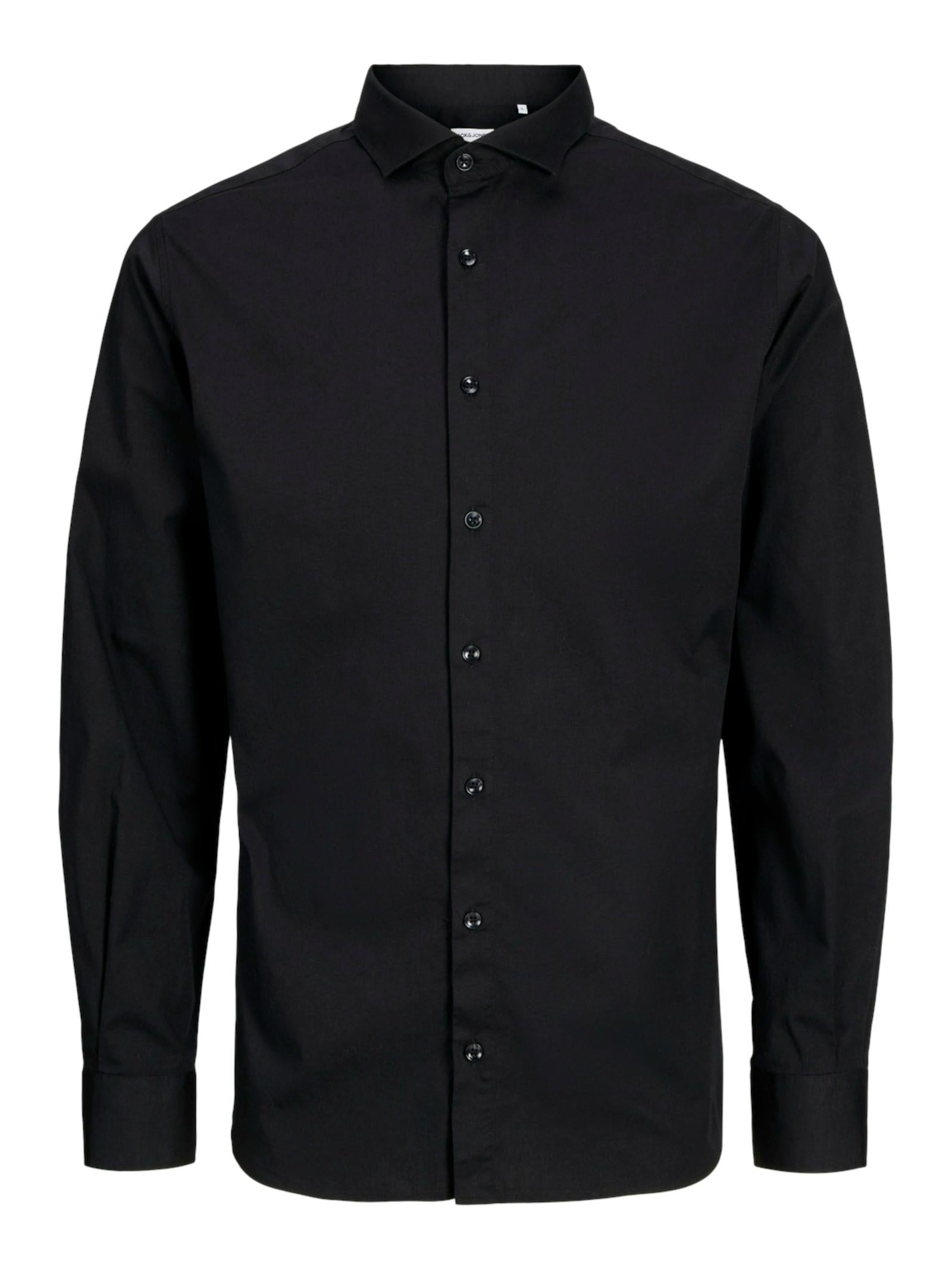 Camicia Jack & Jones Palermo Nero Slim fit 12269856 /Black JACK & JONES 