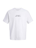 T-shirt Jack & Jones Bianco Dust stampa 12292994 /Bright White JACK & JONES 