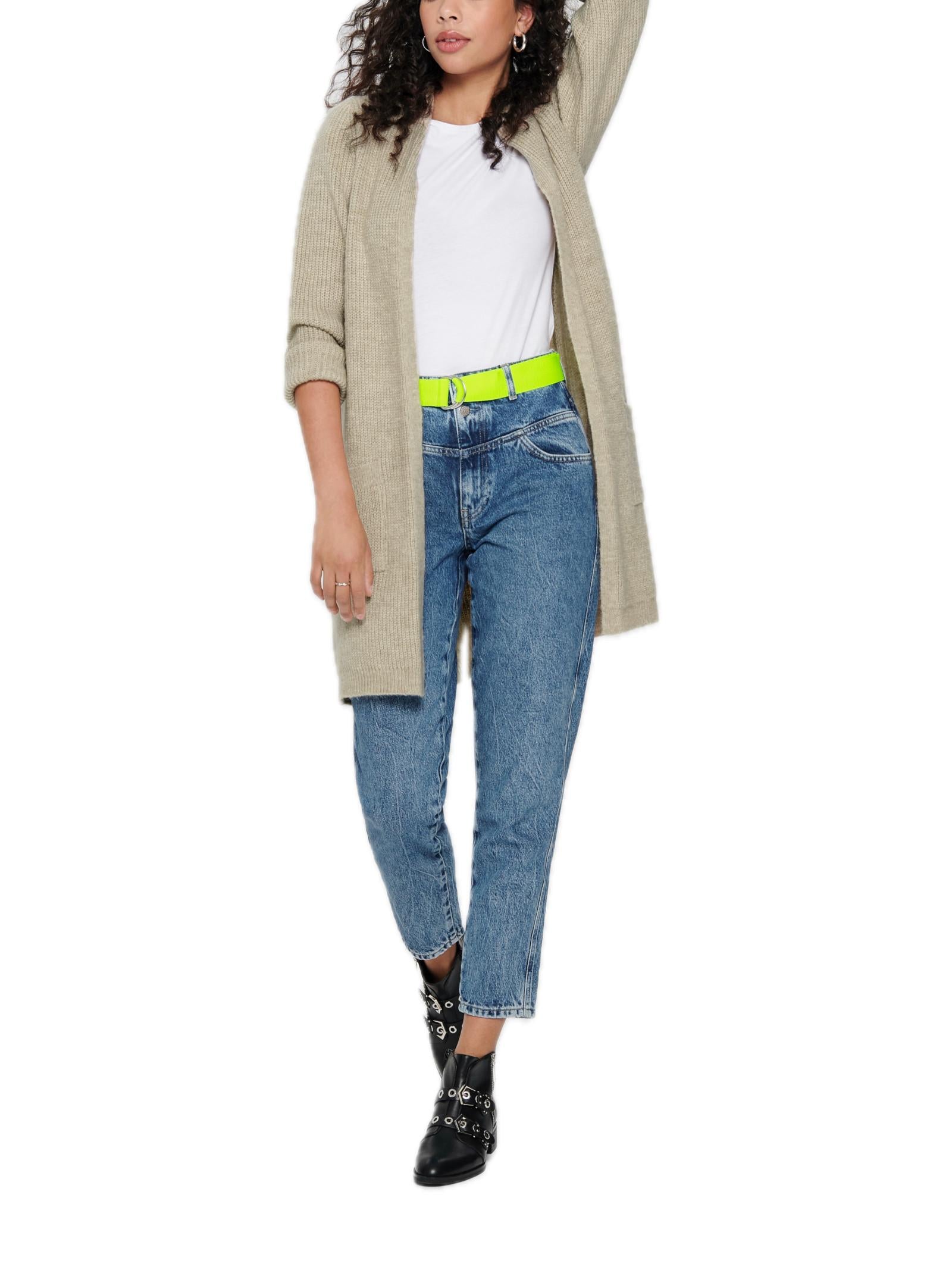 Cardigan Only Jade Panna lungo 15179815 /Whitecap Gray ONLY 