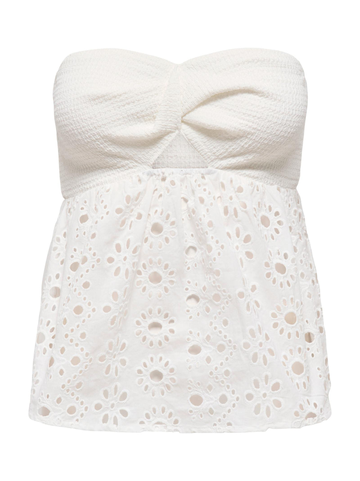 Top Only Bianco Aurora a tubo 15344871 /Cloud Dancer ONLY 