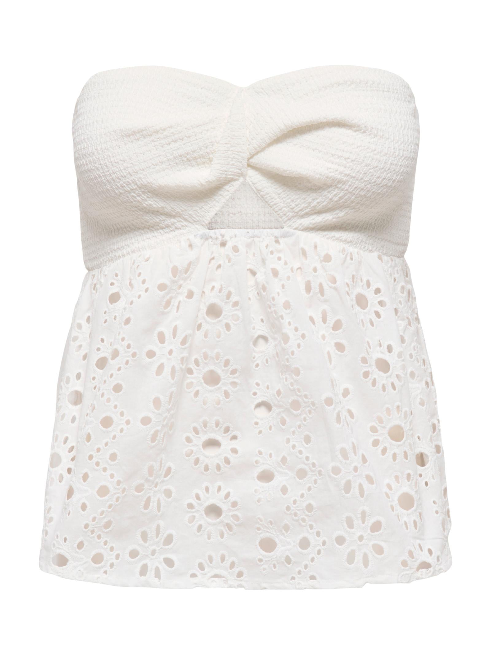 Top Only Bianco Aurora a tubo 15344871 /Cloud Dancer ONLY 