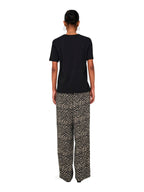 Pantalone Only Katty Nero Beige fantasia 15341492 /Black ONLY 