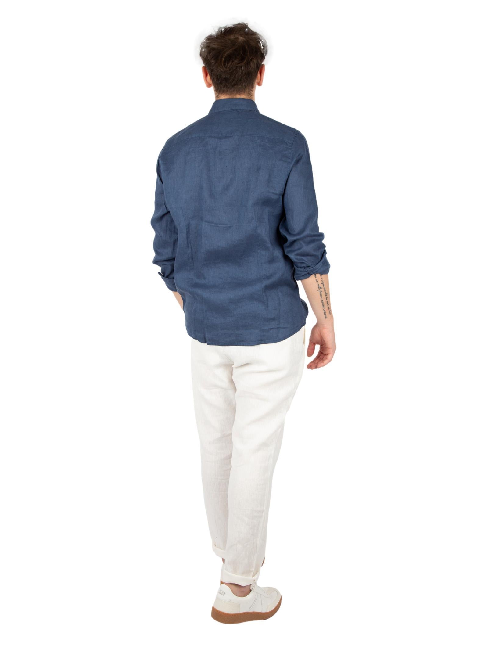 Camicia Seinse Indaco in lino CE985 INDACO SEINSE 