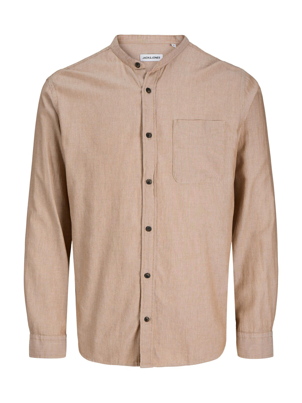 Camicia Jack & Jones Band Beige manica lunga 12278418 /Oatmeal JACK & JONES 