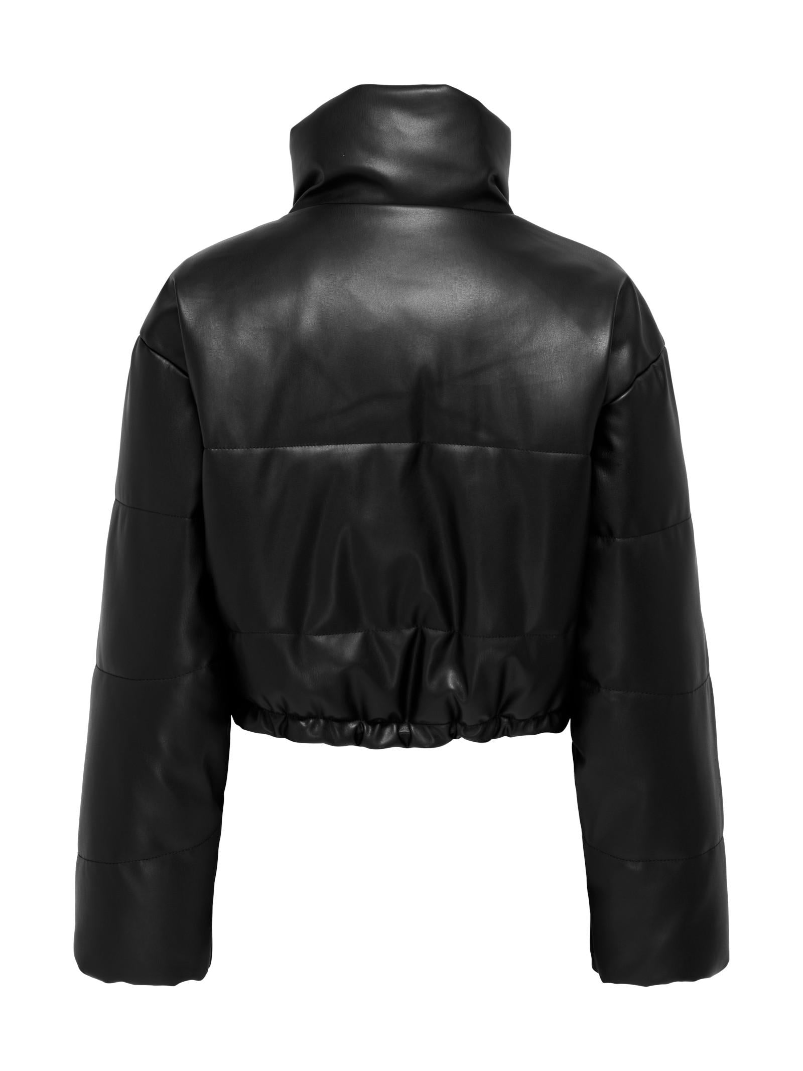 Bomber Only Elsie Nero in ecopelle 15349205 /Black ONLY 