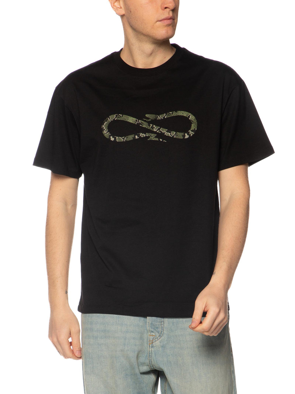 T-shirt Propaganda Nero Logo python TS635 NERO PROPAGANDA 