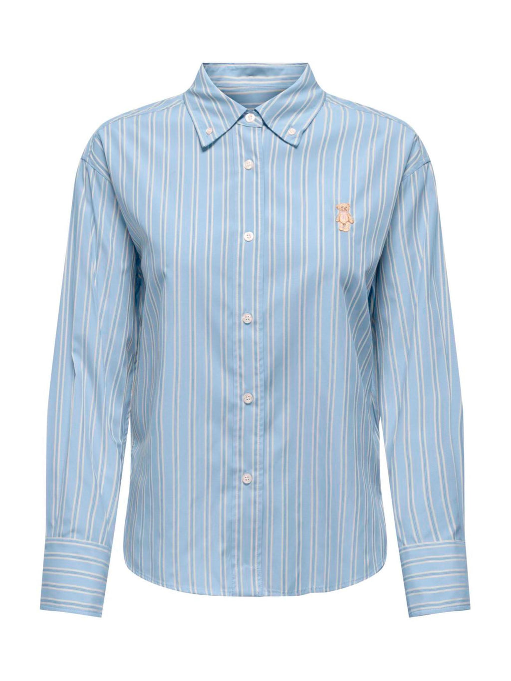 Camicia Only Lara Celeste a righe 15370801 /Cashmere Blue ONLY 
