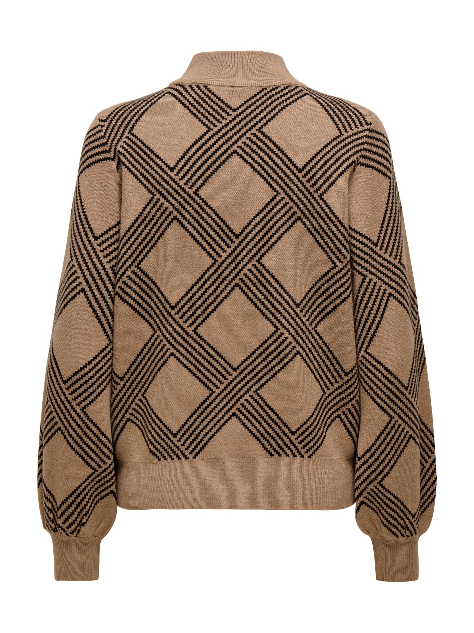 Maglia Only Anny Nocciola collo alto 15327635 /Cocoa Créme ONLY 