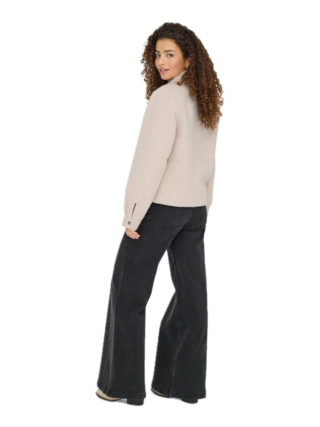 Giubbotto Only Malo Beige con colletto 15339371 /Pumice Stone ONLY 