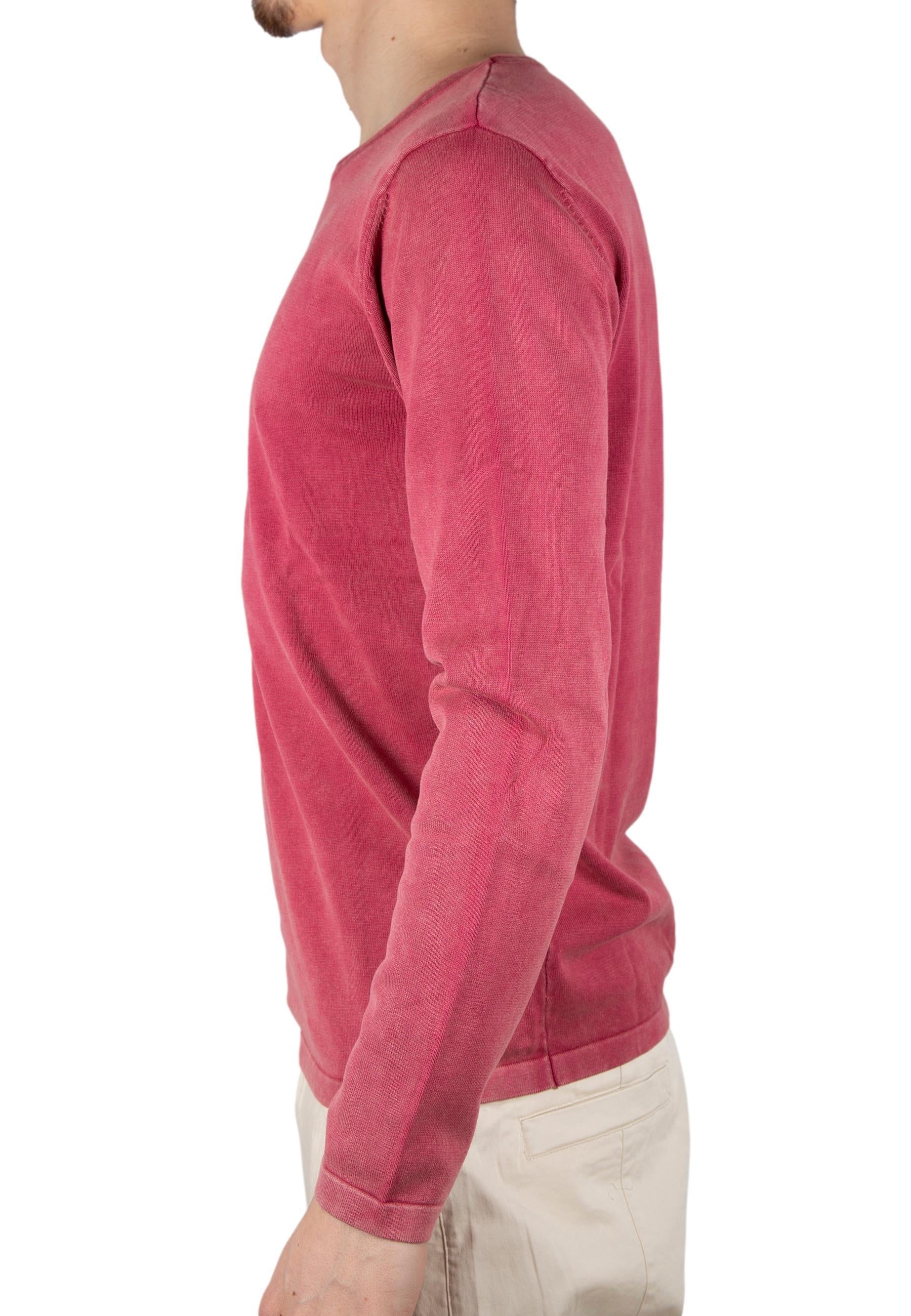 Maglia Gianni Lupo cotone Magenta GL33723S24 MAGENTA GIANNI LUPO 