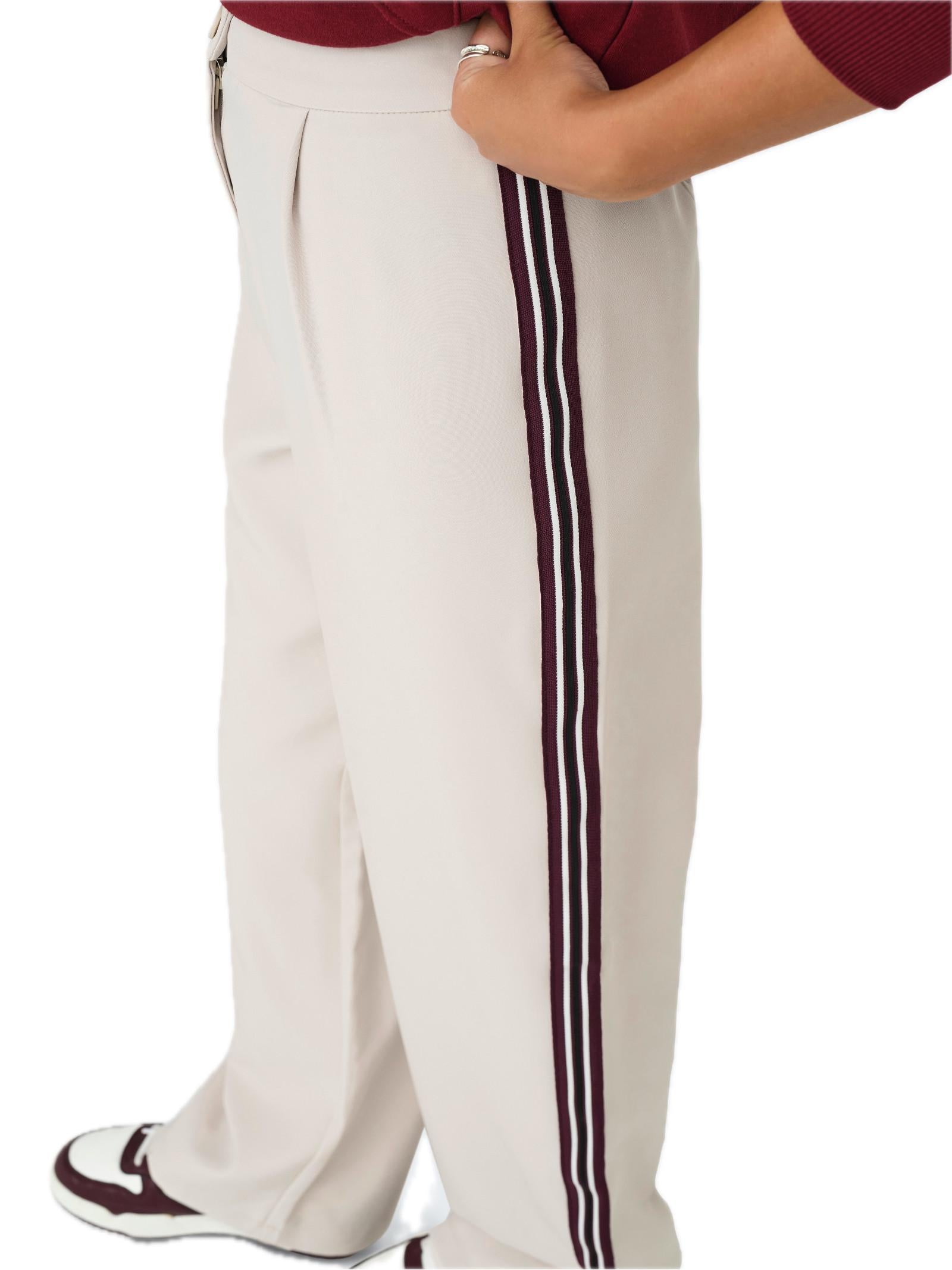 Pantalone Only Kira Crema gamba larga 15351238 /Pumice Stone ONLY 