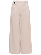Pantalone Jacqueline De Yong Beige Geggo palazzo a vita alta 15208430 /Chateau Gray JDY 