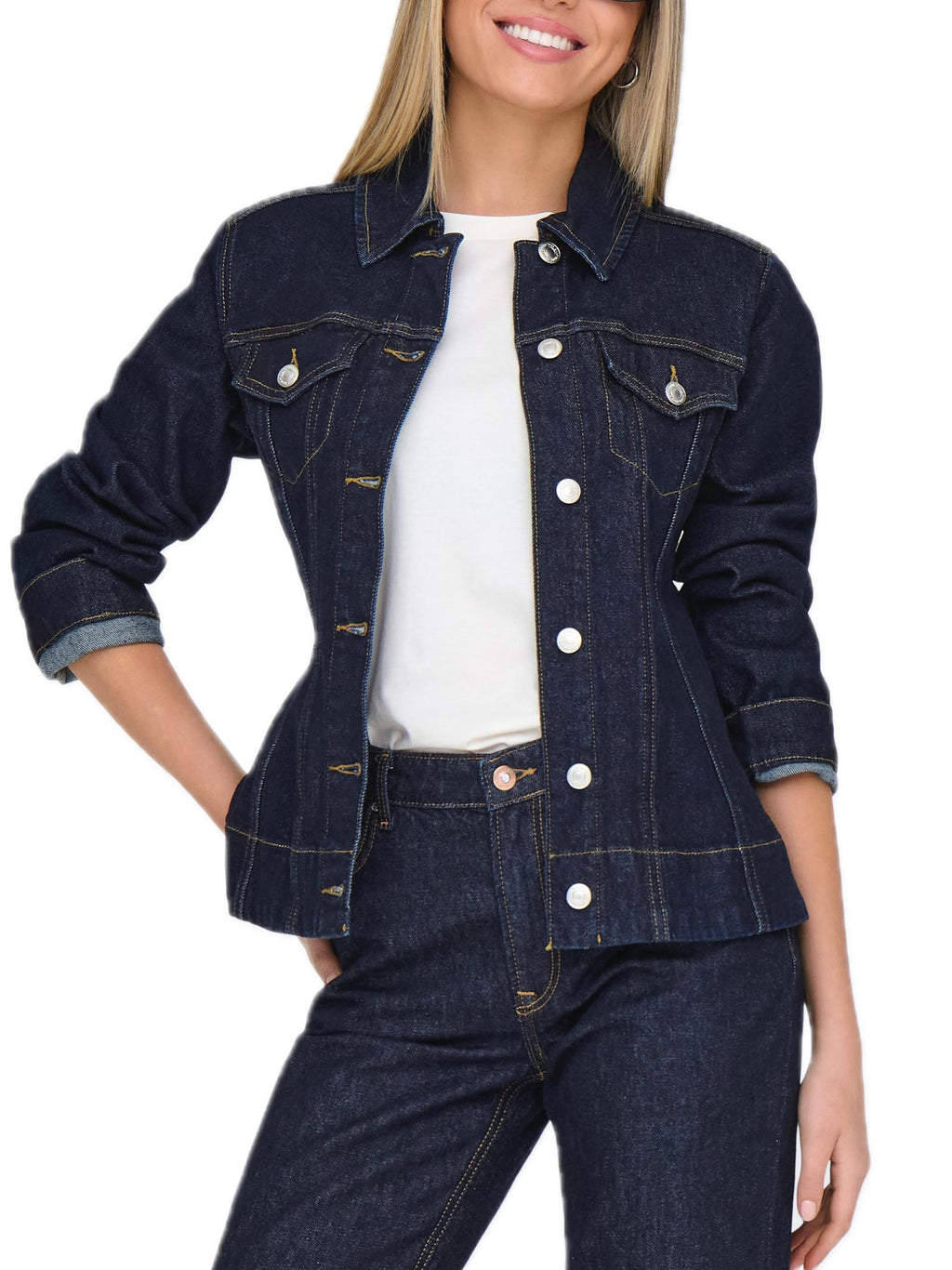 ONLY 15338097/Dark Blue Denim